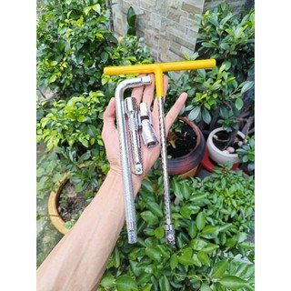 Combo 4 cần t ,cần l , đầu nối, lắc léo 1/2