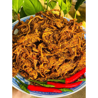 Khô Bò Sợi Cay Bò 100% Nhà làm Quảng Ngãi 250gram  