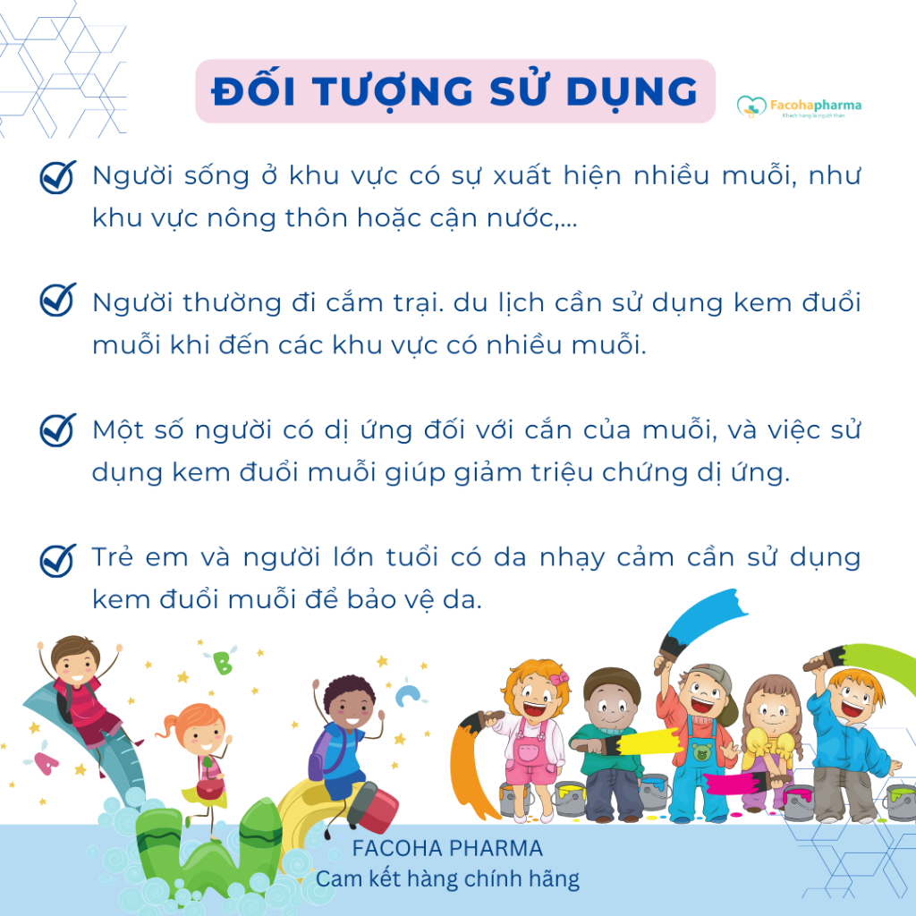 Kem chống muỗi đuổi muỗi Soffell kem bôi muỗi đốt bảo vệ cả gia đình hương thơm dịu nhẹ an toàn cho da chai 60ml