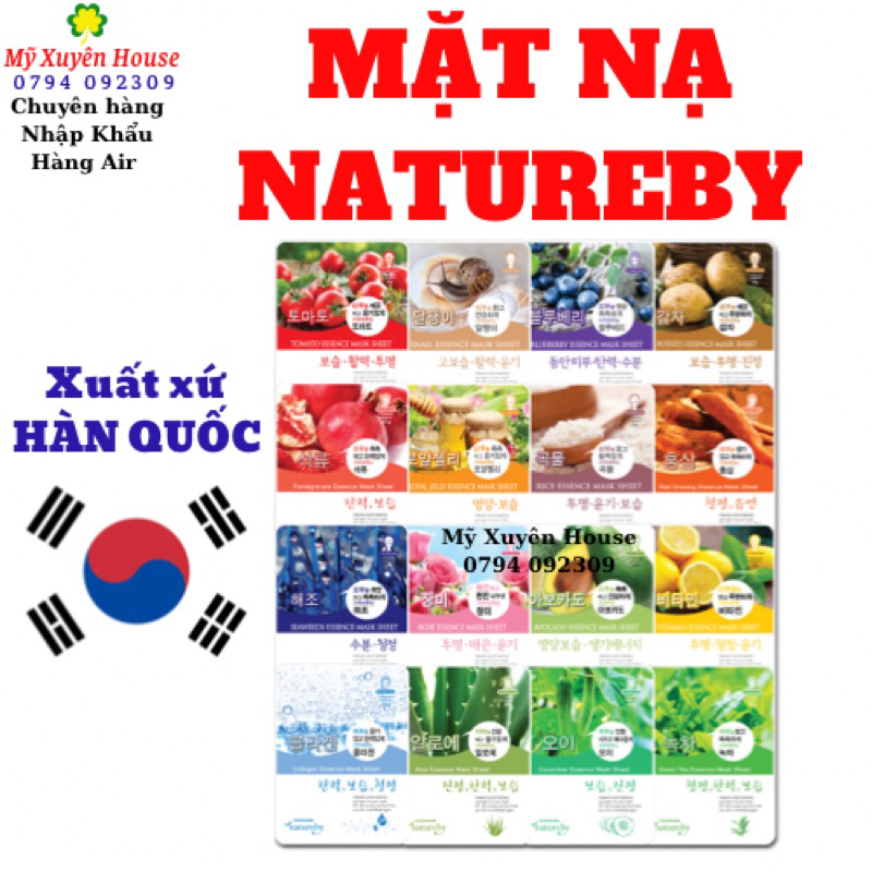 Mặt Nạ Natureby Hàn Quốc Chính Hãng