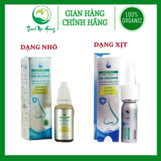 Dung dịch nhỏ mũi và xịt mũi họng , viêm xoang, viêm mũi, ngạt mũi  Dr Hương - Thanh Mộc Hương