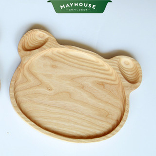 Dĩa gỗ đựng thức ăn bánh kẹo MAYHOUSE CRAFT&DECOR decor trang trí bàn ăn