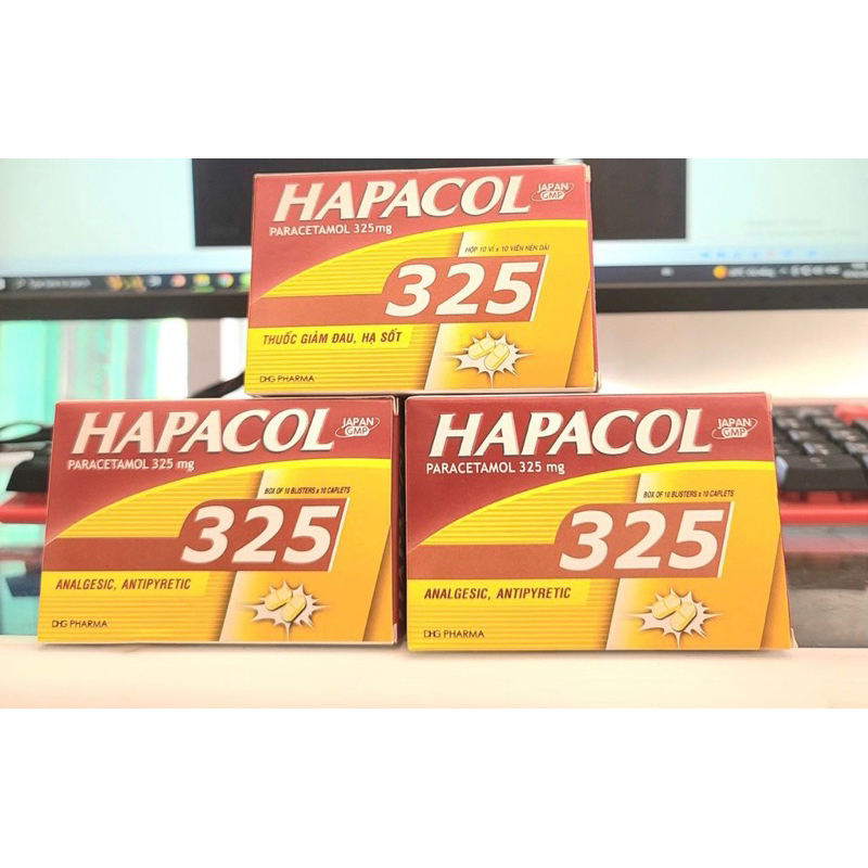 Hapacol 325 hộp 100 viên, date mới nhất