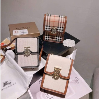 Túi đeo chéo điện thoại burberry xinh xắn full box