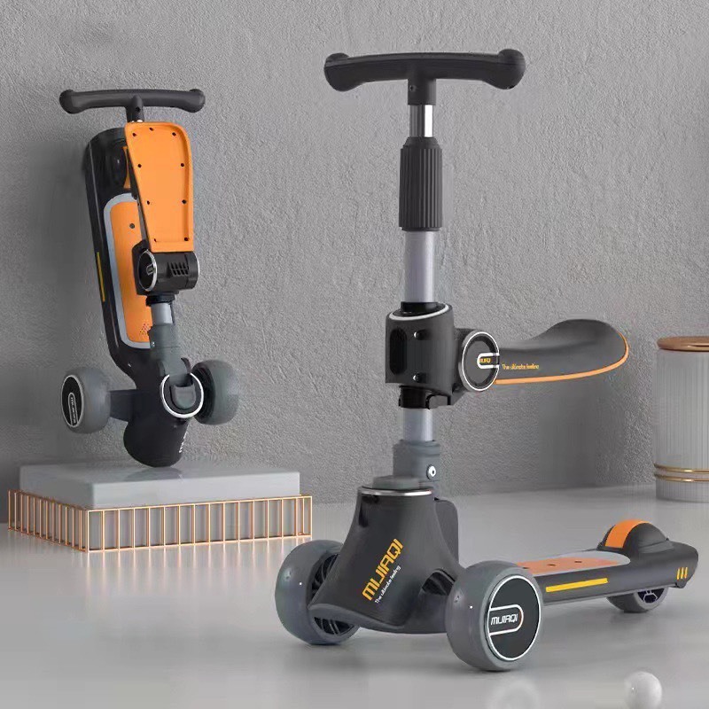 XE TRƯỢT SCOOTER CHO BÉ CÓ GHẾ SIÊU XINH, XE THĂNG BẰNG CHO BÉ CAO CÂP PHÙ HỢP CHO BÉ TỪ 1,5 TTUỔI TRỞ LÊN