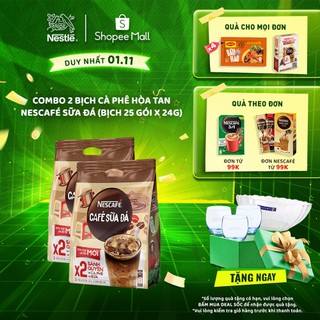  Combo 2 Bịch NESCAFÉ - CÀ PHÊ SỮA (2*25 gói)
