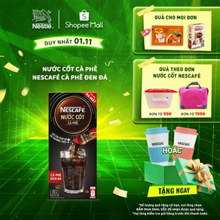  Nước cốt cà phê NESCAFÉ - CÀ PHÊ ĐEN ĐÁ (hộp 5 gói)