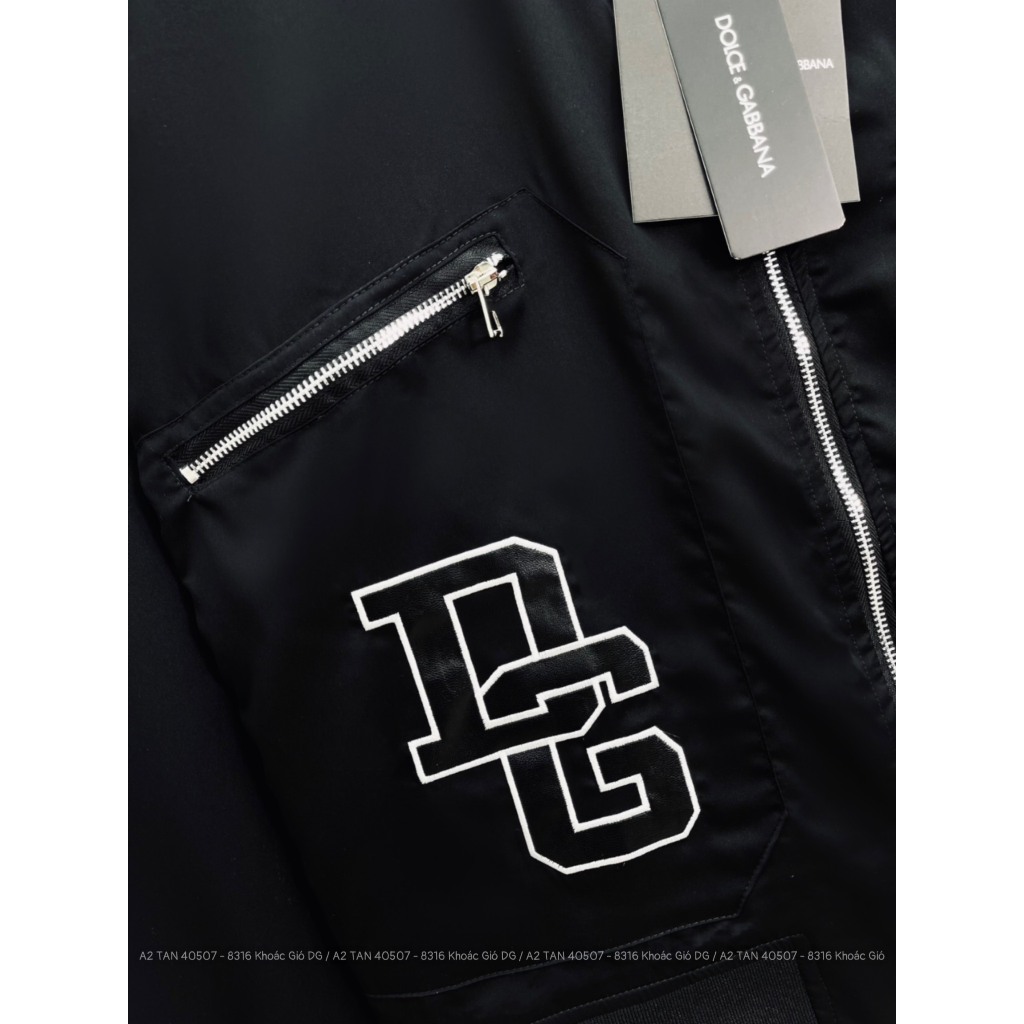 Áo khoác gió dáng Bomber nam 2 lớp cao cấp mẫu thêu tay sắc nét hàng QC loại 1