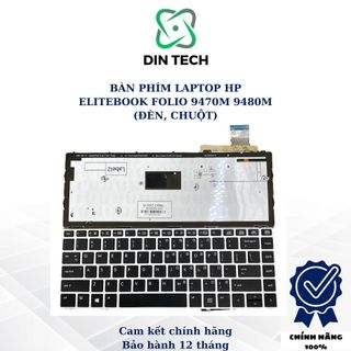 Hcm bàn phím laptop hp, bàn phím hp elitebook folio 9470m 9480m chất lượng cao – din tech