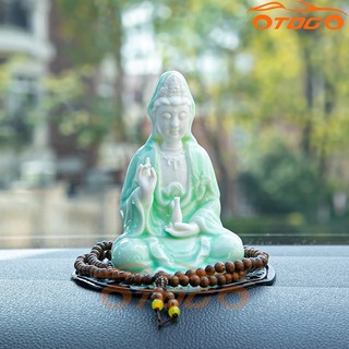 Tượng nam hải quan âm sứ cao cấp , phật mẹ quan âm để taplo ô tô