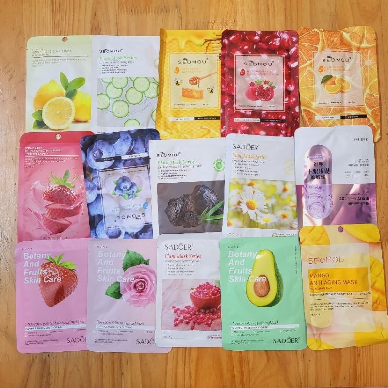 Mặt nạ trái cây nội địa Trung - Mask dưỡng da Bioaqua, images