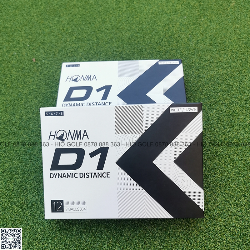 Bóng golf Honma D1 mới 100% - Hộp 12 quả Bóng golf Honma D1