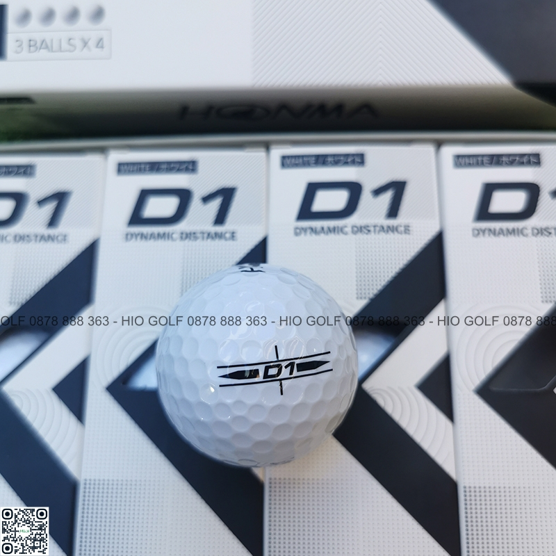 Bóng golf Honma D1 mới 100% - Hộp 12 quả Bóng golf Honma D1