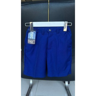 Quần short học sinh tiểu học, vải Kaki, màu xanh bích, quần đùi đi học bé trai.