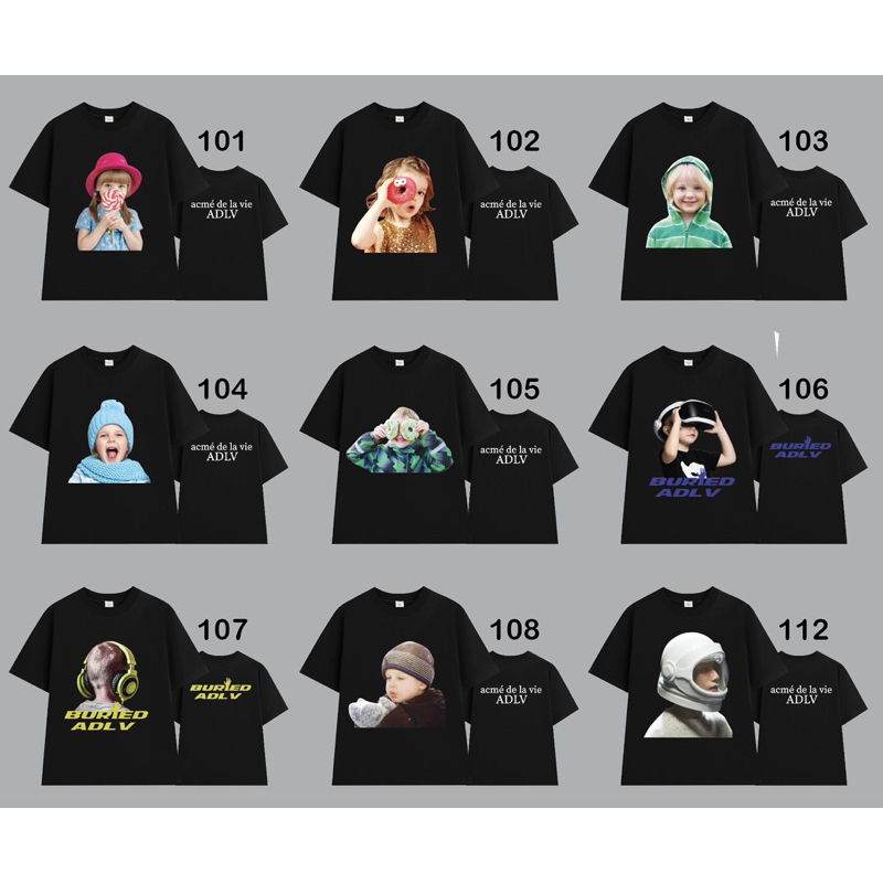 Áo Thun ADLV tổng hợp nhiều mẫu Form Unisex - Áo Phông ADLV thun 100% cotton Hàng Full Tag Túi