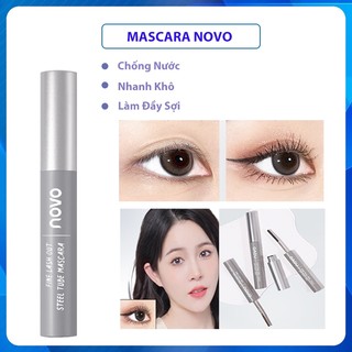 Chuốt mi mascara lông mi novo bền màu nhanh khô chống nước