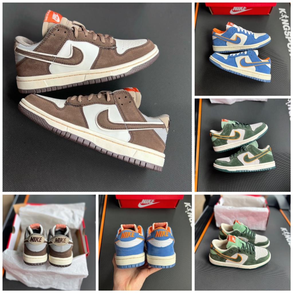 Giày thể thao _nike SB Dunk Low các màu nam nữ cực chất hót trend 2023, Giày AF1 sb Nâu, xanh lá, xanh dương các màuGiày
