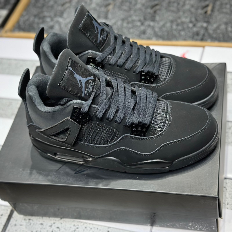 Giày JD4 Retro Black Cat Bản Cao cấp.