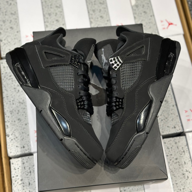 Giày JD4 Retro Black Cat Bản Cao cấp.