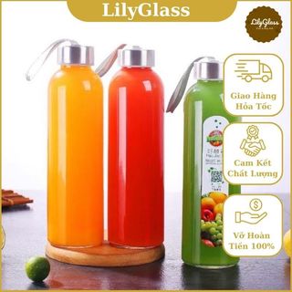 Combo 3 chai thuỷ tinh nắp dây xách 500ml