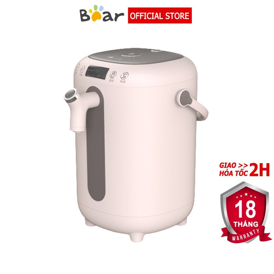 Bình thuỷ điện 3L Bear bình đun siêu tốc 11 mức nhiệt, khử Clo, 2 chế độ nấu – Hàng chính hãng