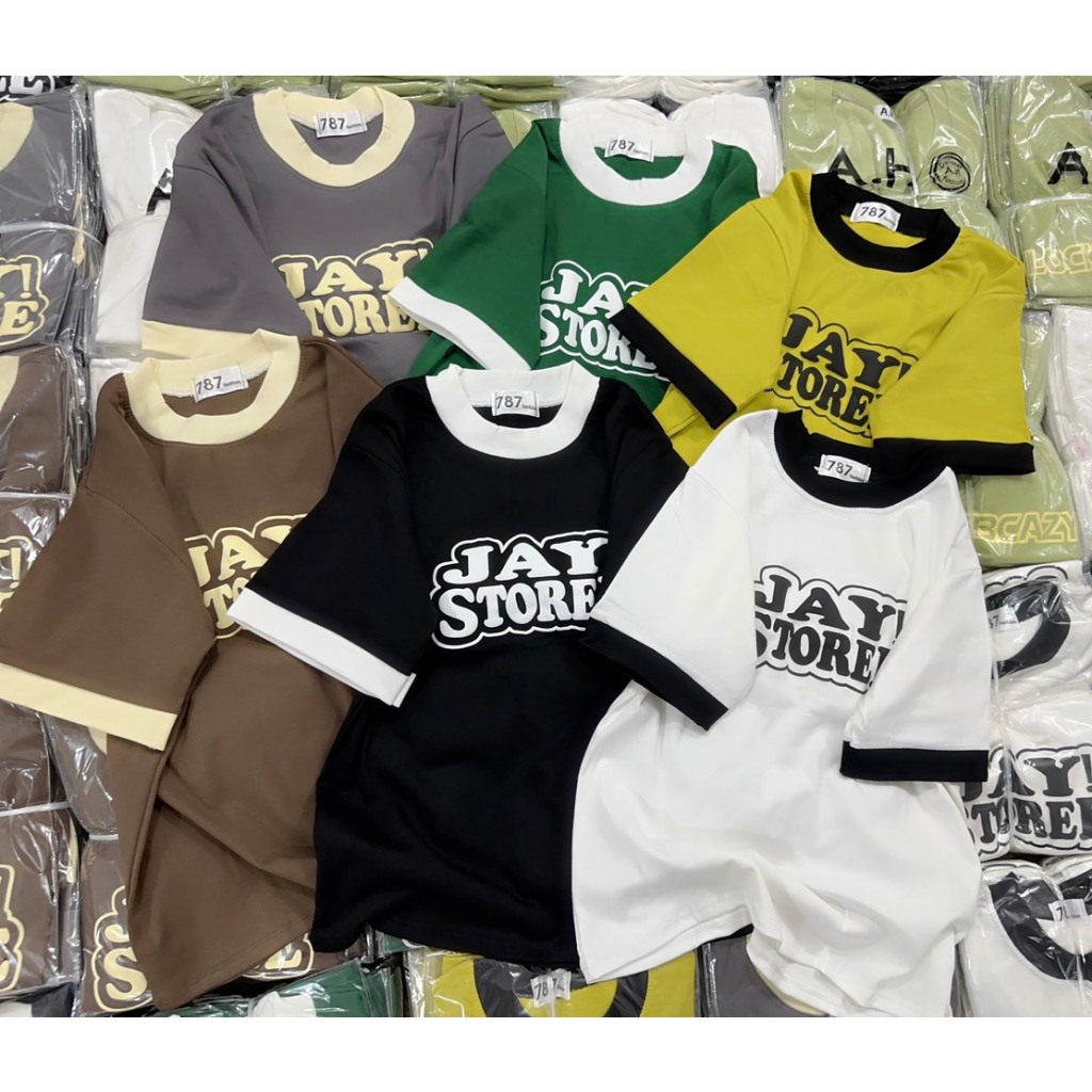 Áo thun nữ Tay Lỡ dáng ôm nhẹ babytee phối viền