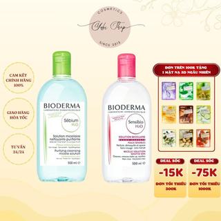 Nước tẩy trang BIODERMA 500ml Crealine, Sensibio H2O - Pháp chính hãng - YUBI YUBI