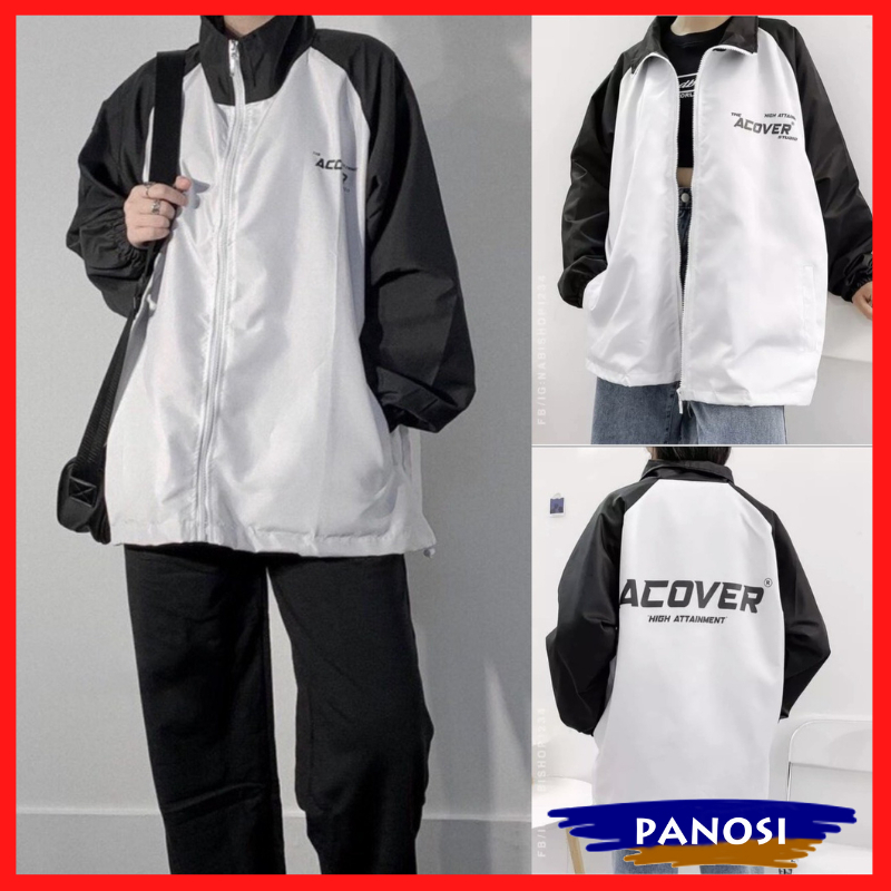 Áo khoác gió nam nữ ACOVER  Bassic, Áo bomber chất liệu gió chống nắng chống mưa chất đẹp.