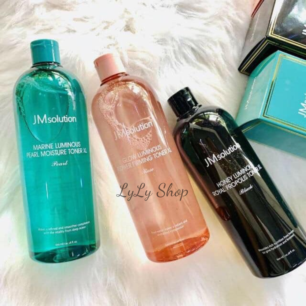 Toner Cấp Ẩm JMsolution Marine Luminous - Nước hoa hồng bổ sung collagen, dưỡng trắng da, se khít lỗ chân lông Lylyshop