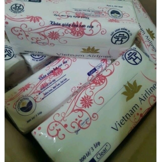 Lẻ Giấy Hàng Không , Giấy Ăn Lụa, Giấy Rút 3 Lớp Gói 300 Tờ ,Giấy Loai 1 Cao Cấp