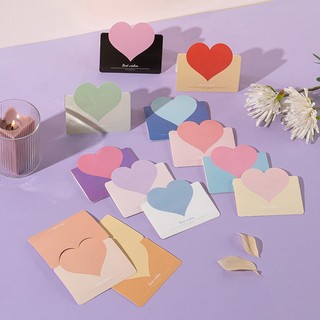 Thiệp tim nhỏ dễ thương tặng lưu niệm chúc mừng sinh nhật nhiều màu ngẫu nhiên