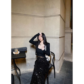 Chân váy sequin bút chì