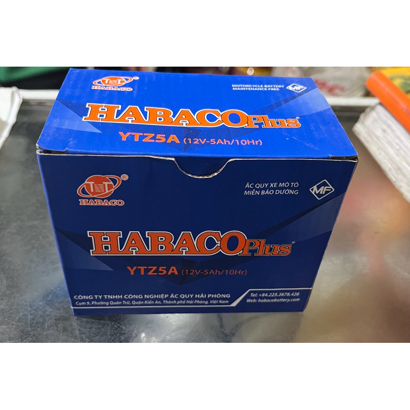 Ắc quy Habaco Plus cho Wave Đời 2008-2023,Wave RS,Wave RSX,Future Neo,Future X,Blade