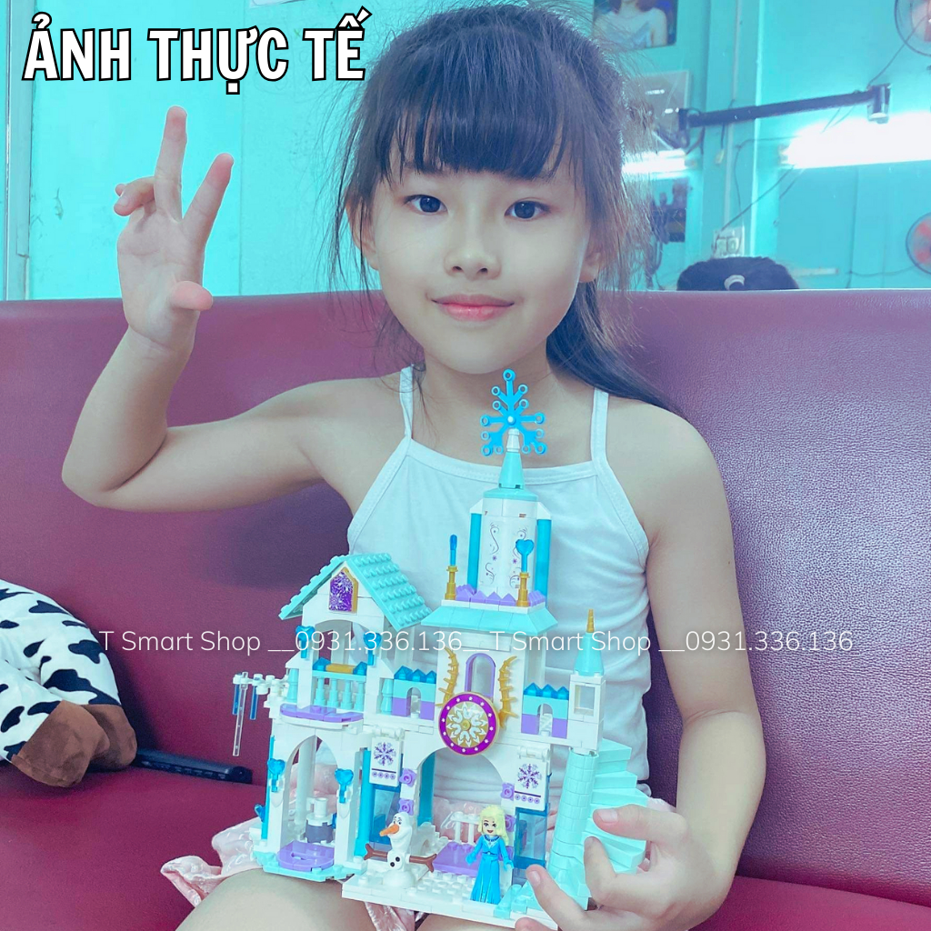 Đồ chơi lego cho bé gái: lego lâu đài công chúa Elsa, lego lâu đài cổ tích, biển hoa, đại dương