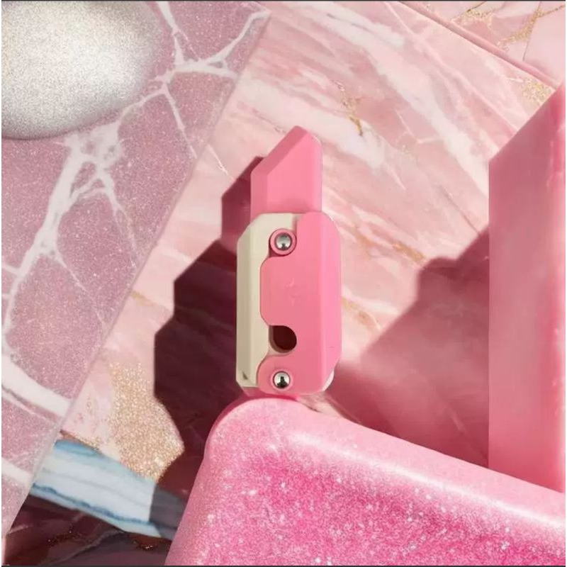 Combo màu hường, Dao vô tri 3D, Dao lược