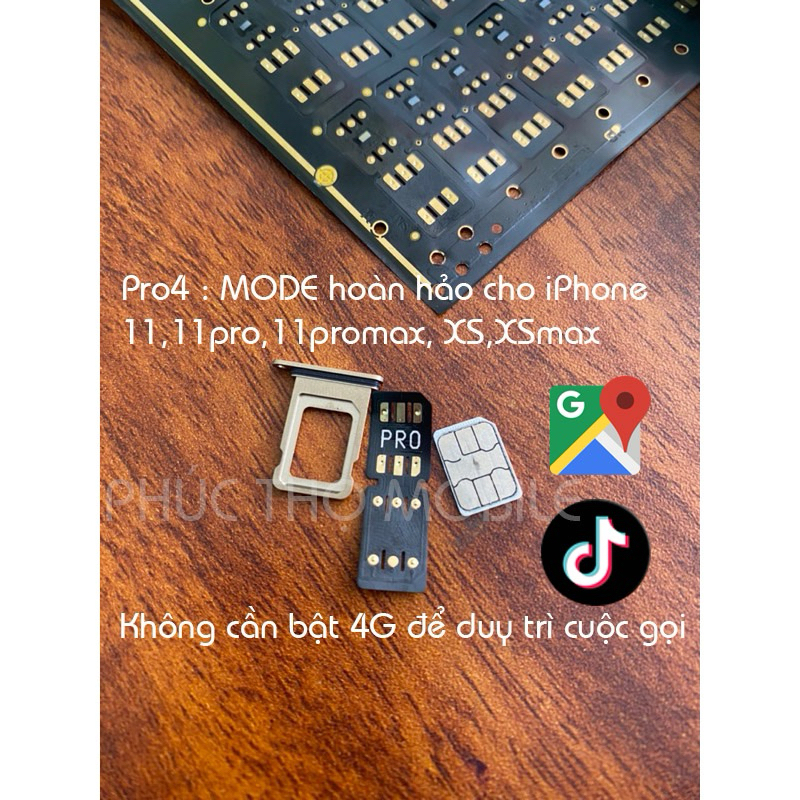 SIM GHÉP PRO NEW 2.3 cho iphone lock