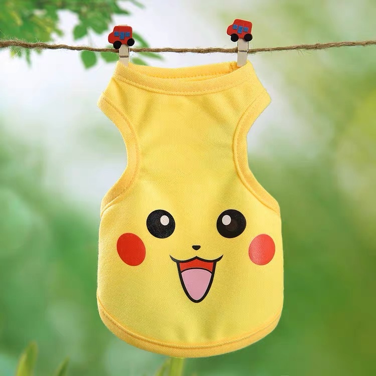 Áo Cho Chó Mèo Thú Cưng Mùa Hè Ba Lỗ Thoáng Mát quần áo thú cưng dành cho chó áo vest áo sơ mi mùa h