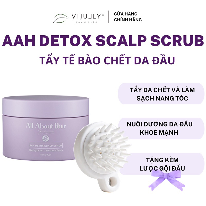 Tẩy Tế Bào Chết Tóc AAH All About Hair - AAH SCALP SCRUB 220gr
