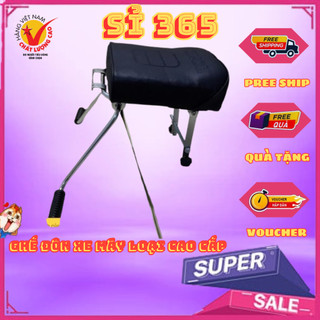 Ghế ngồi xe máy em bé - xe số, yên nệm, không tựa, có gác chân, an toàn cho bé