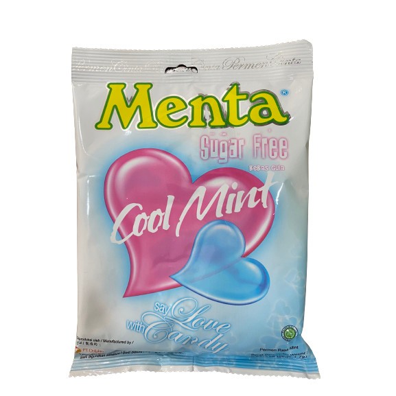 Kẹo bạc hà the mát ăn kiêng không đường  Menta gói 60gr 50 viên