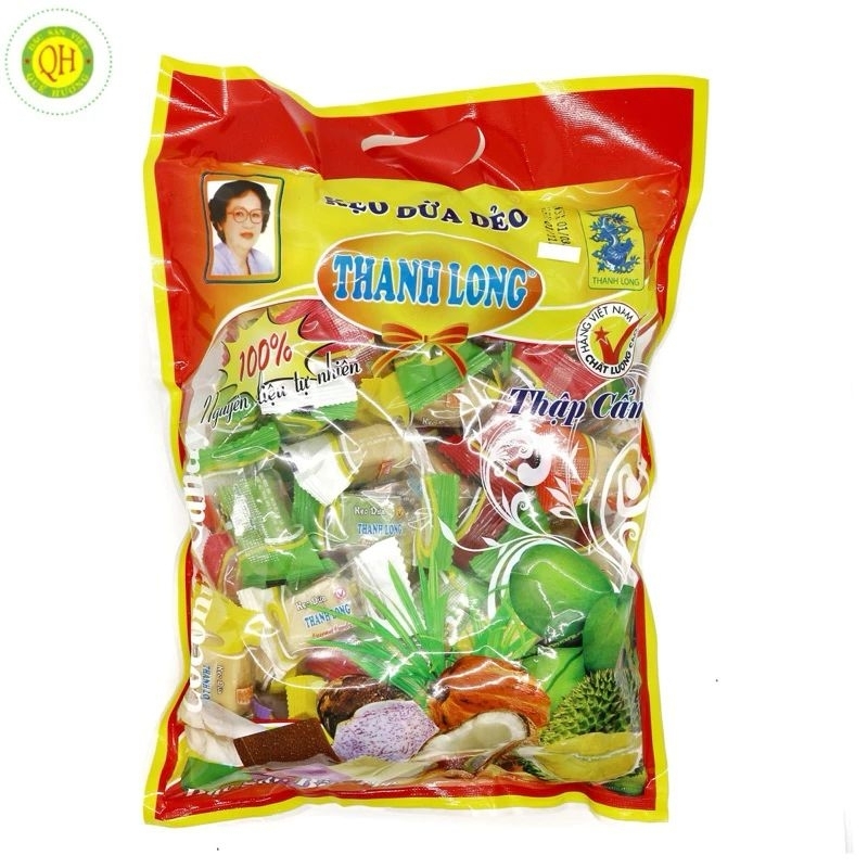 Kẹo Dừa Thanh Long Thập Cẩm (Gói 450gr)