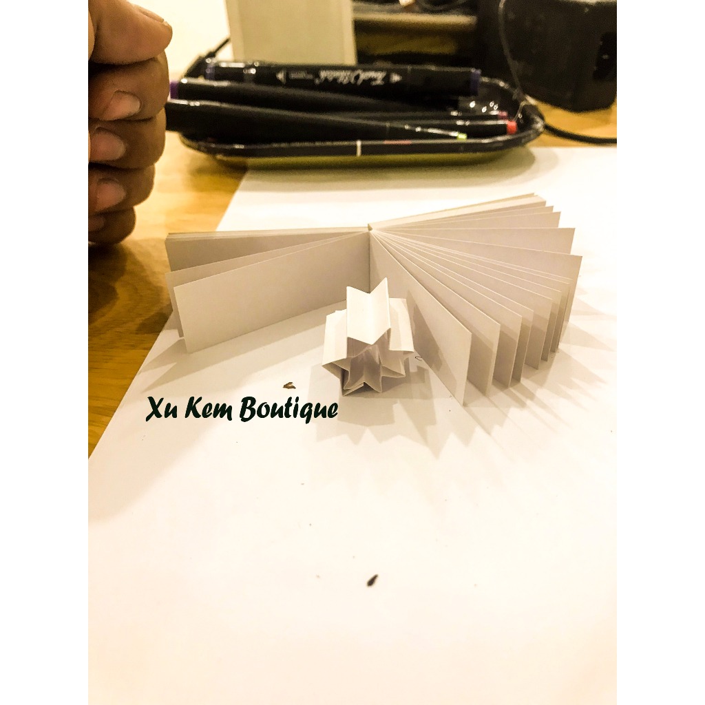 Giấy Ghi Chú Mini + Gập Hình Ngôi Sao