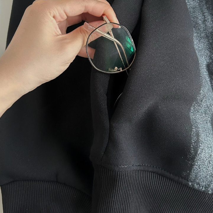 Áo Hoodie nỉ chữ thập loBq bo chun unisex _SSSTore