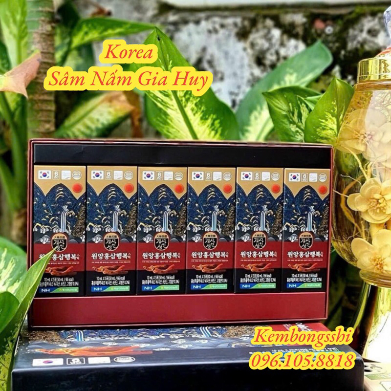 Nước hồng sâm núi Linh chi 6 năm tuổi hoàng cung Hàn Quốc