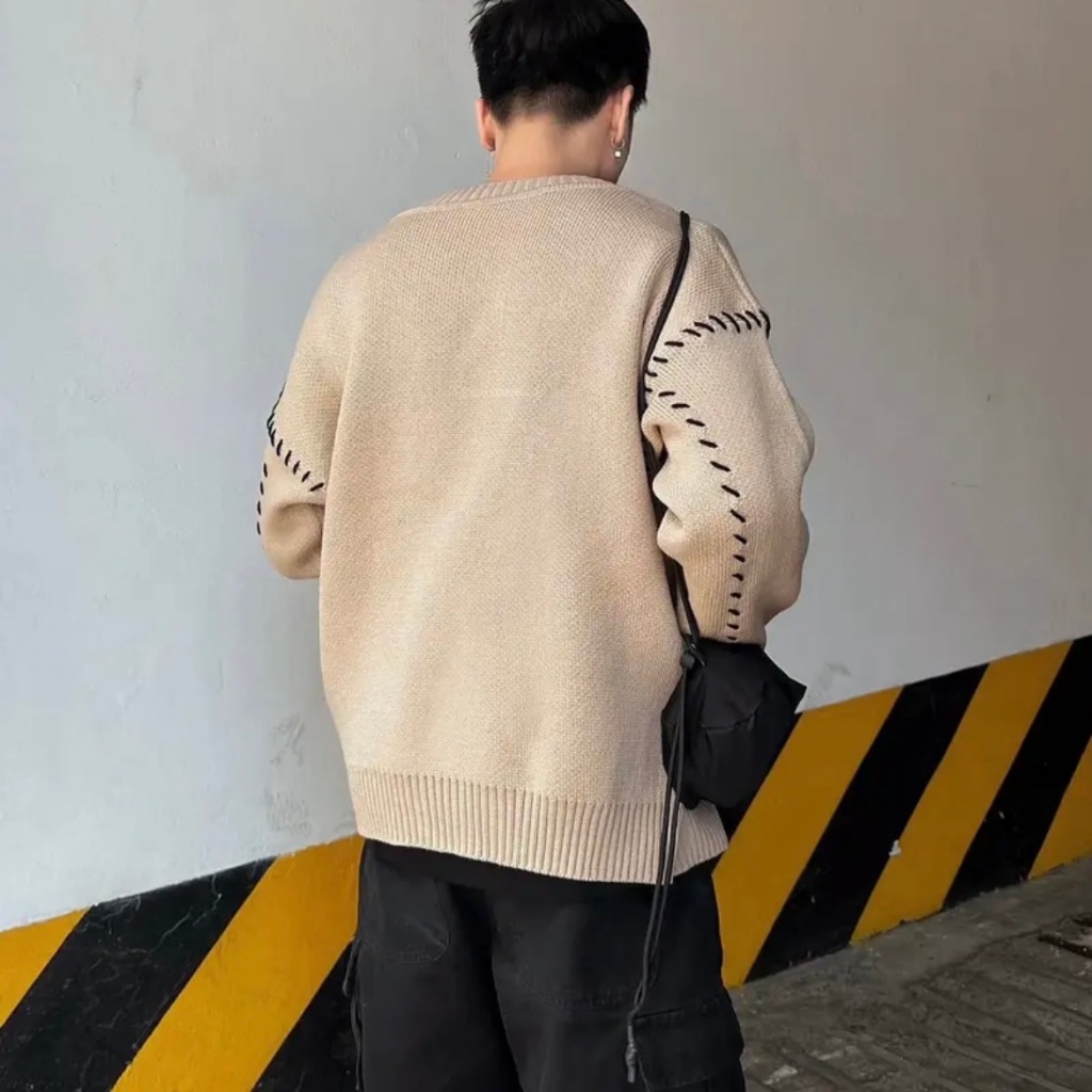 Áo khoác, áo khoác cardigan len unisex sunset form hàn quốc the slick way