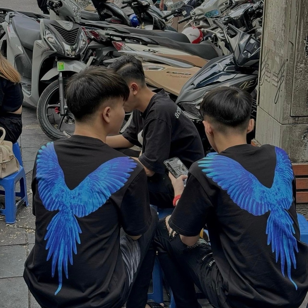 Áo thun, áo phông in hình đại bàng hàng cao cấp cho các boy phố