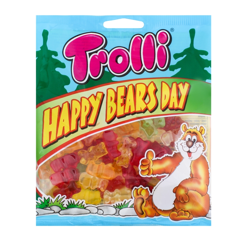 Kẹo dẻo Trolli hình gấu dạng túi 100g