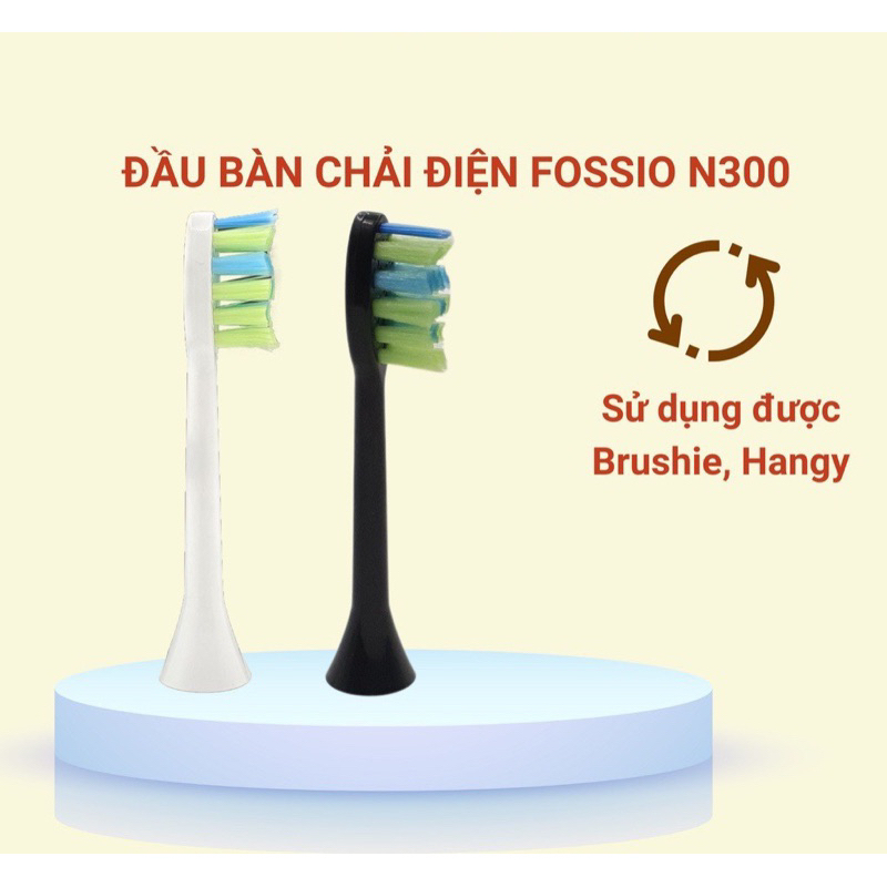 Sét 5 Đầu Bàn Chải Điện Thay Thế FOSSIO N300 / SONIC AE320