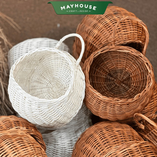 Giỏ mây tre đan đựng đồ đa năng mayhouse craft&decor đựng thức ăn, trái cây, hoa decor chụp ảnh
