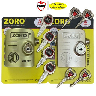 Ổ khóa chụp pát cửa chống trộm ZORO,chống cắt toàn diện, chống cắt khoen bát cửa,báo động chống trộm